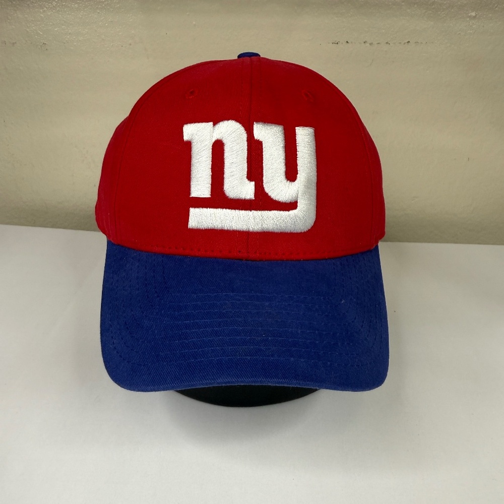 New York Giants Hat Cap Mens One Size Red NFL Football Hook Loop Outdoor Sport